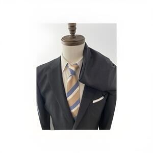 CUSTOM SUITSUPPLY MENS LA SPALLA 44-46 SHORT 40x24.5 REDA FABRIC VGC!